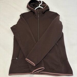 Arc'teryx Women's Brown Hooded Sweatshirt